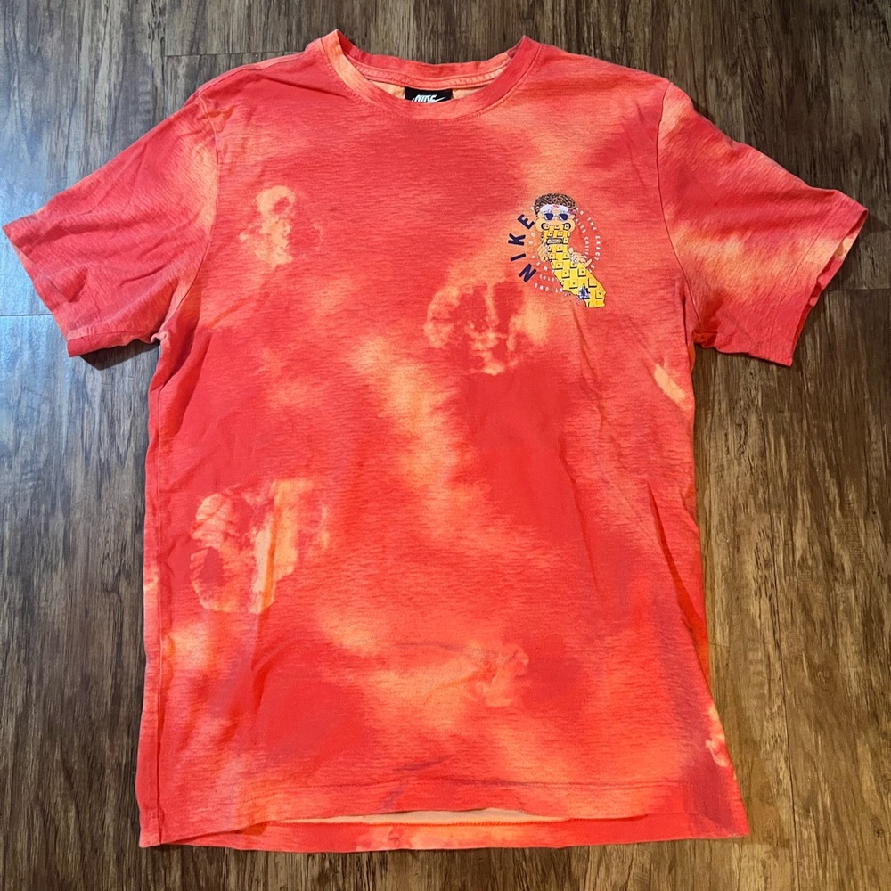 Nike T-shirt size Medium color Red/tie-dye